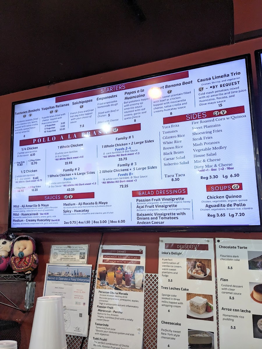 Inka Chicken Menu - Image 3